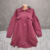 Женская удлиненная рубашка/ платье /оверсайз р.L/XL