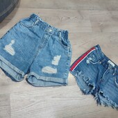 Фірмовий комплект джинсових шортів 9-10років