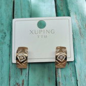 Сережки 'Xuping' Фіаніт (позолота 18к) 073440