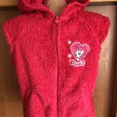 Жилет, жилетка, меховушка, р. 10 р 140 см, My little pony.. состояние отличное