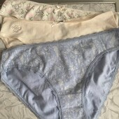 Бавовняні жіночі труси набір 3 шт sinsay