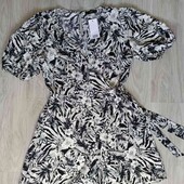 F&F брендовый новый стильный ромпер в цветочный принт размер S M