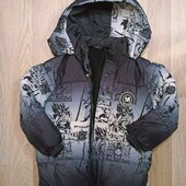Крутезна зимова куртка на хлопчика, на 8-9 років