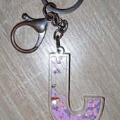 Брелок letter j, подвеска на сумку, рюкзак, ключи