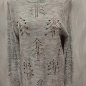 Світер новорічний Arjen з ажурним візерунком в ідеалі, р.S-М, 44-46