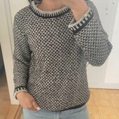 Вязаный женский свитшот