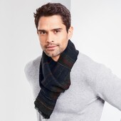 ♕ Шикарний м'який чоловічий шарф від Tchibo (Німеччина), розмір 30х180см