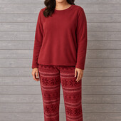 Нова тепла жіноча флісова піжама л 44/46 наш 50/52
