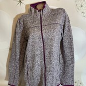 Женская кофта на молнии с начесом размер ХЛ, состояние хорошее