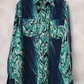 Яскрава сорочка на пишні форми. Розмір наш 58/60