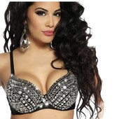 У новому стані.Бюстгалтер з камінцями 34(75)