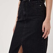 Шикарна, базова, джинсова спідниця з розрізом, не пропустіть