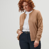 ♕ Вишуканий жіночий кардиган тонкої в'язки, рр.наші 44-46(36/38 євро)нюанс