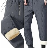 Шикарные термоштаны на меху и манжете, унисекс