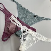 126. Стрінги мереживні 3 шт xl