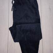 Плюшеві штани Primark, з кишенями, темно-сині, eur XL