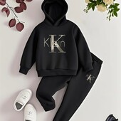 Утеплений зимовий костюм на флісі на 9-10 років