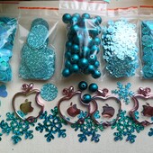 Набір сніжинок і наместин, 700шт