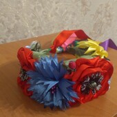 Украинский веночек с лентами