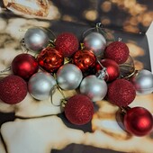 Залишок . Набір куль Ёлочные шарики-подвески