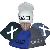 Симпатичная тёплая шапка-лопата на флисе с подворотом