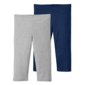 ♕ Комфортні легінси 3/4 для дівчинки з органічної бавовни від Tchibo (Німеччина), р.: 146/152, синій