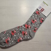 Лідл! Новорічні високі чоловічі шкарпетки 43-46 розмір! Лот 29