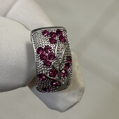 Серьги Нежность,под серебро,высота 1.8 см,ширина 1 см