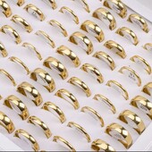 Каблучка 'Stainless Steel' нержавіюча сталь, обручка р. 20(6)