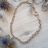 Ланцюжок сріблястий широкі ланки