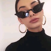 Окуляри сонцезахисні, котяче око, трикутні, стильні, модні, UV 400