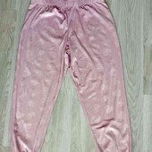 F&F брендовые пижамные велюровые штанишки размер евро 44/ 46
