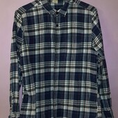 Мужская байковая фланелевая рубашка