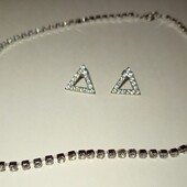 ❣️Нарядні сережки і кольє❣️