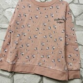 Реглан Primark 128 см рожевий з квітковим принтом для дівчинки