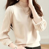 Стильный, нежный джемпер, свитер, гольф, 100% вискоза, р. l, наш 40-44