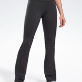 Спортивні облягаючі штани кльош reebok, чорні XS