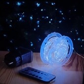 Гірлянда роса 100 м з пультом холодний колір