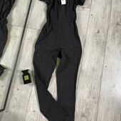 Розпродаж магазину! Крутий комбінезон корсет стоячі плечі колір чорний камера не передає