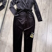 Розпродаж магазину! Крутий комбінезон бархат поясок кармани