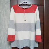 Новый брендовый коттоновый свитер -реглан р.14-16.