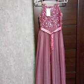 Новое брендовое красивое платье р.11лет.