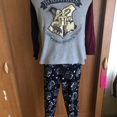 Пижама, комплект, 100% коттон, 9-10 р 140 см. Harry Potter, в ідеалі
