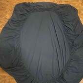 Фірмова простинь на ризинці, заміри 140-150 / 200