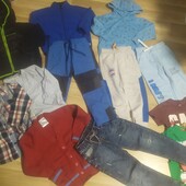Величезний пакет одягу для хлопчика 104-110 см
