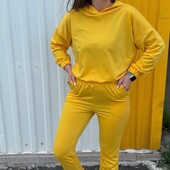 Жіночий жовтий спортивний костюм демі