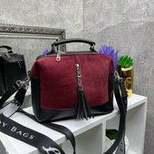 Клатч натуральна замша