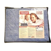 Електричне простирадло Yasam розміром 120×160 см у блакитному колірі