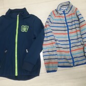 Багато лотів, обирайте, економте на доставці! Дві теплі кофти на 122-128р
