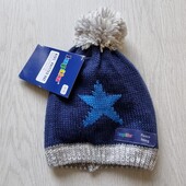 Лупилу! Миленькая шапка на флисе для малыша, демисезонная шапка для мальчика! 86-98 рост! Лот 18